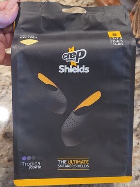 Crep Protect Sneaker Shields in Black & Yellow Size Small
